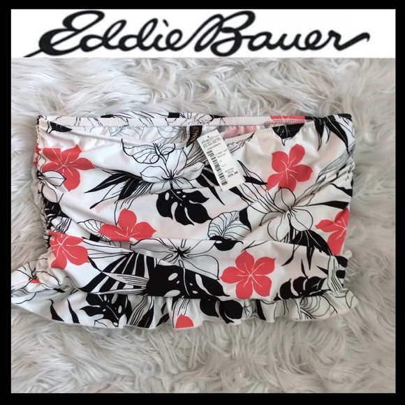 NWT Eddie Bauer Ruffle Swim Skirt - Picture 1 of 7